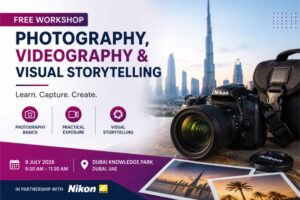 Free photography workshop in Dubai