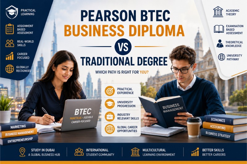 Pearson BTEC Business vs Traditional Degree: Which Path Should You Choose?